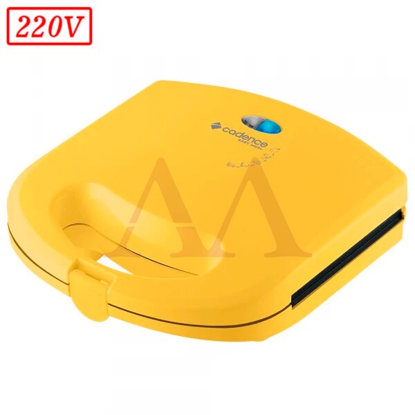 SANDUICHEIRA MINIGRILL CADENCE SAN234 750W 220V AMARELO