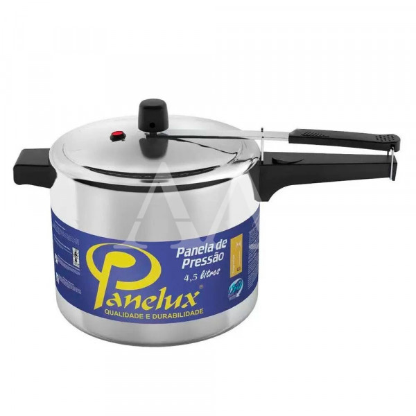 PANELA DE PRESSAO PANELUX 4,5L POLIDA ALUMINIO