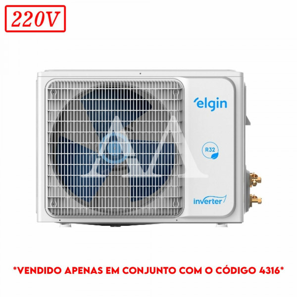 AR CONDICIONADO CONDENSADOR ELGIN SPLIT HIGH WALL ECO INVERTER II C/ WIFI 18000 BTU 220V